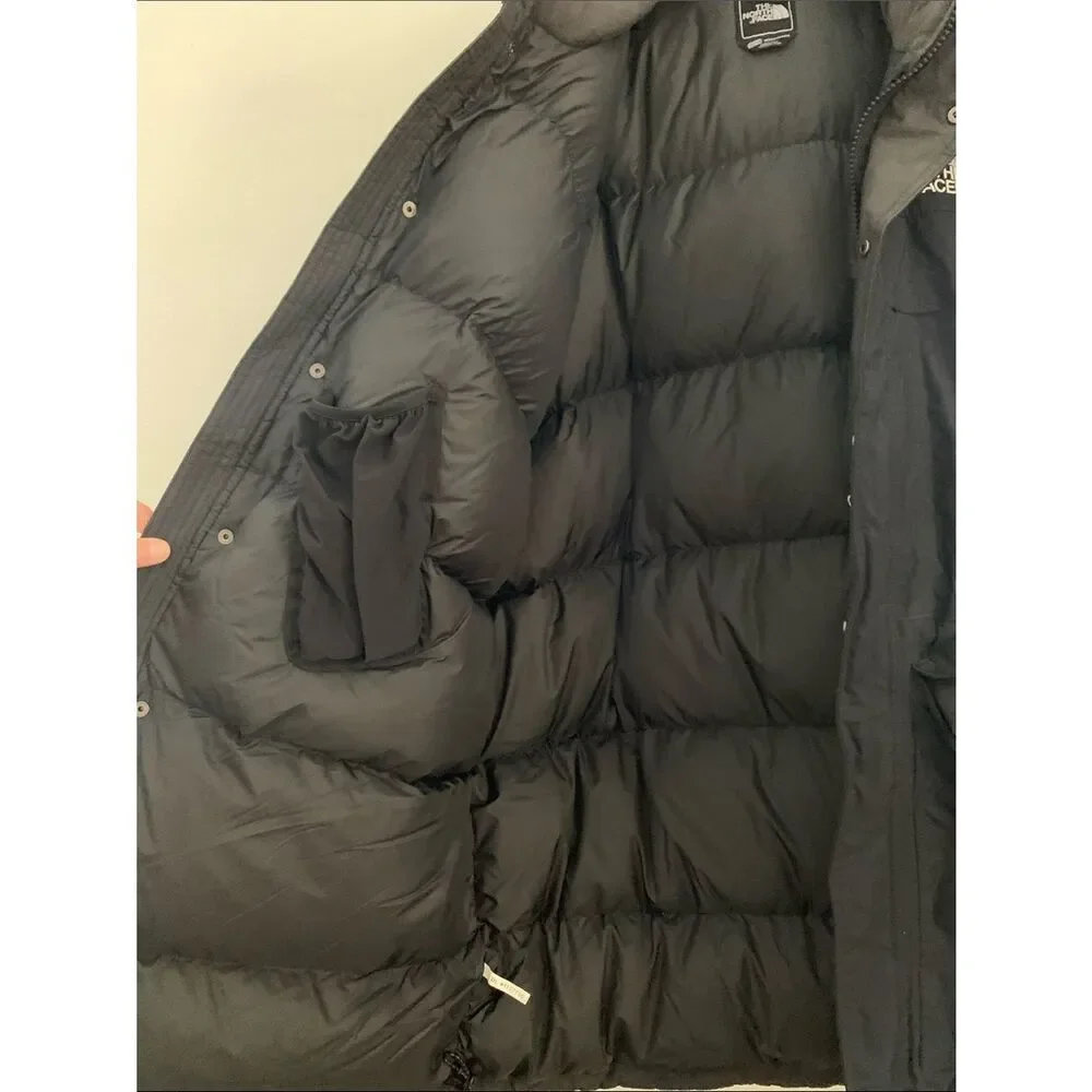 The North Face Men’s Black Hooded Down Insulated Parka Jacket XXL